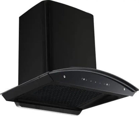 Hindware Celesia 60 cm Auto Clean Low Noise 1300m3 Suction Made In India Auto Clean Wall Mounted Black 1300 CMH Chimney