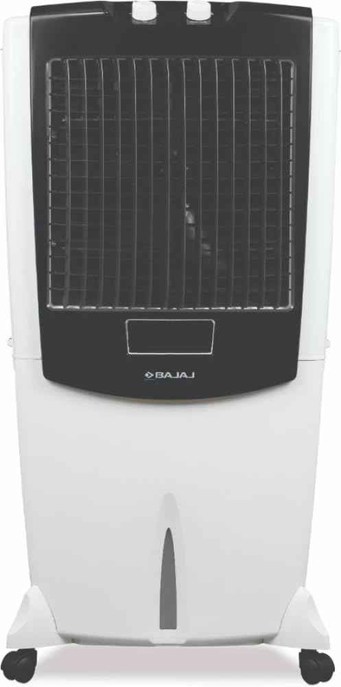 Bajaj Shield Series Mighty 95 Litre Desert Air Cooler For Home With Dura Marine Pro Pump| Dura Tuff Pro Motor| 3-Yr Warranty | Hexacool & Turbofan Technology | Ice Chamber | 3-Speed Control 【White】