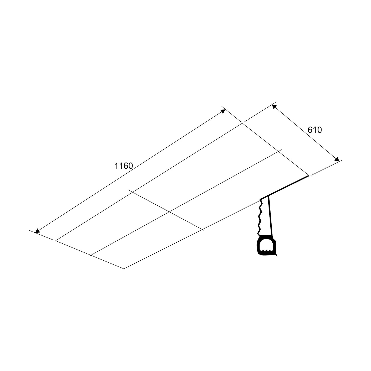 Ceiling Mounted Kitchen Chimney Cassette Island Remote Control 95/120cm 1250 m3/h with Baffle Filters -Black (CH1010INCS)