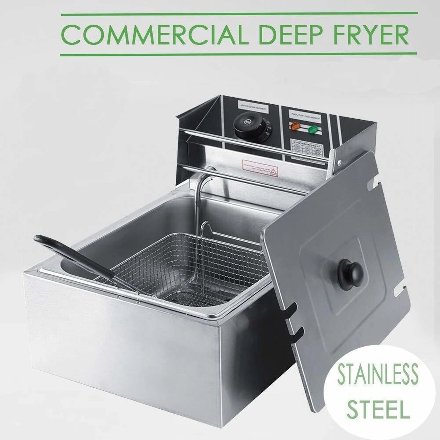 Kitchen Etto DEEP FRYER 6 LITRE COMMERCIAL 6 L Electric Deep Fryer