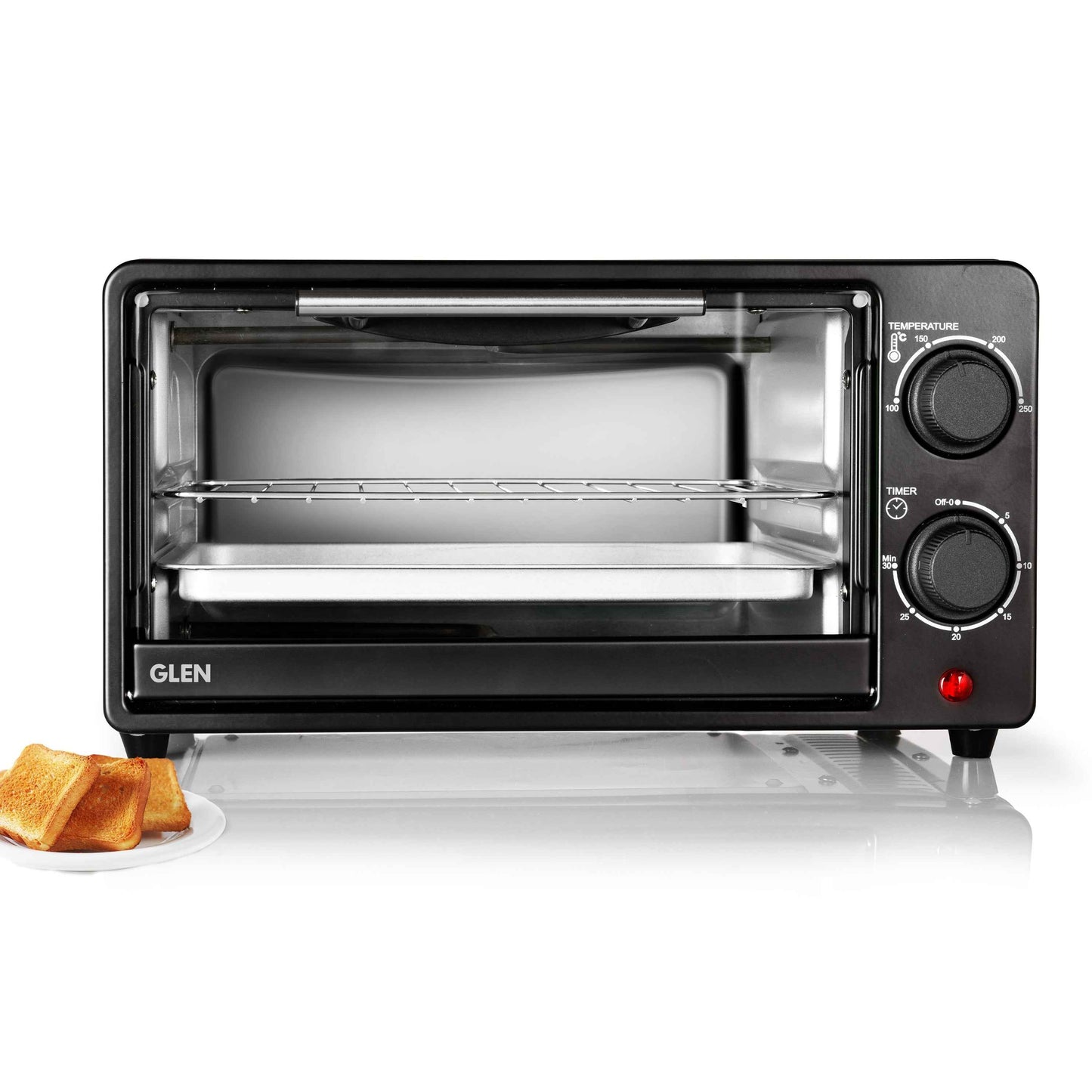 Oven Toaster 9 Litre 800W SS Heating Elements 30 Minute Timer - Black (SA5009E)