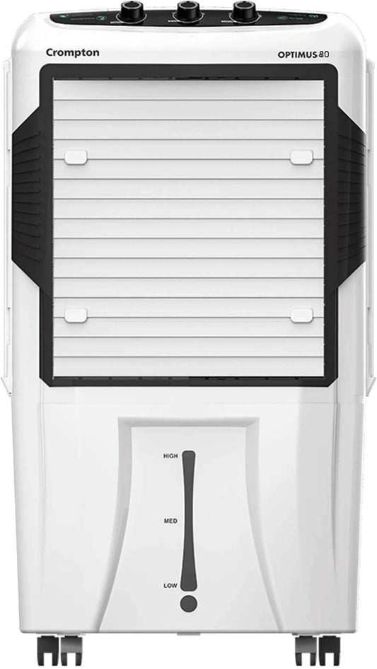 Crompton 80 L Desert Air Cooler (White & Black, Optimus 80ltr Desert Air Cooler)