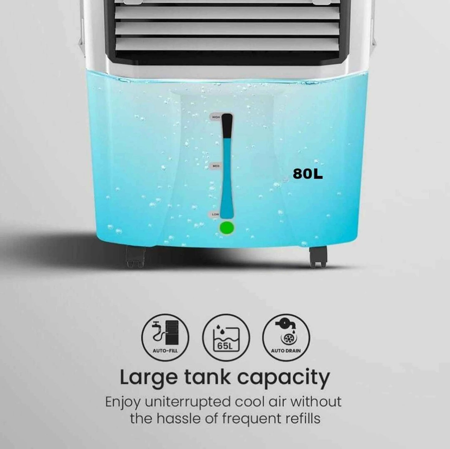Crompton 80 L Desert Air Cooler (White & Black, Optimus 80ltr Desert Air Cooler)