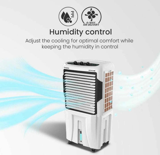 Crompton 80 L Desert Air Cooler (White & Black, Optimus 80ltr Desert Air Cooler)