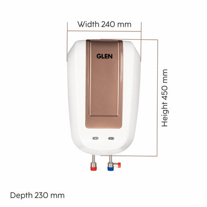 Instant Water Heater 5.5 Litre 3000W, 6.5 Bar Pressure, Stainless Steel 304 Water Tank, ISI (WH-7050INWH5L3K)