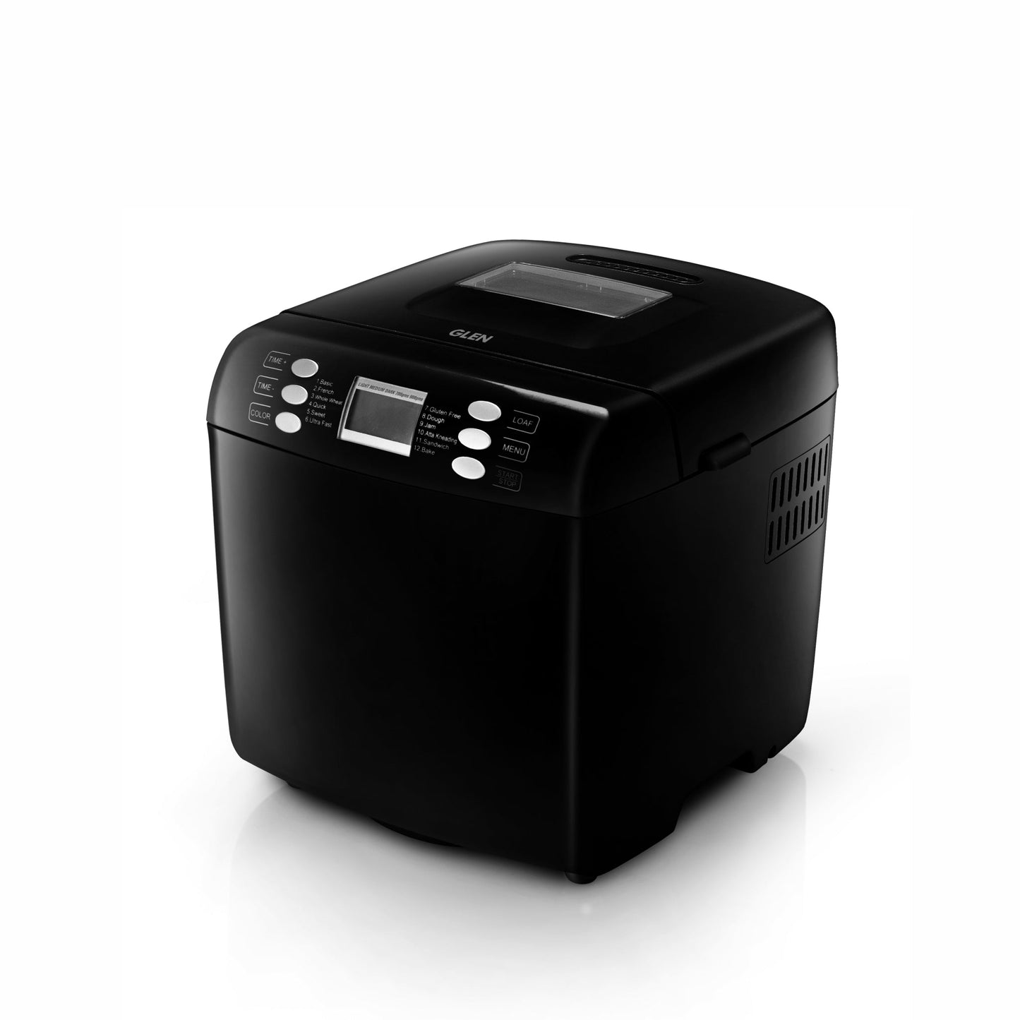 Atta Kneader & Bread Maker, Fully Automatic, 12 Pre-Set Functions, Electronic Control Panel 550W - Black (3039)