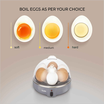 Egg Boiler Boils 7 Eggs, 1 Poaching Cup, Auto shut Off, 350W (3040EB7)