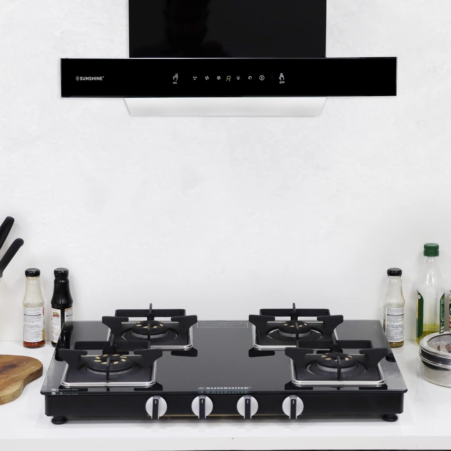 Sunshine Sunshine Storm Aircross Ultra Slimmest 4 Burner Gas Stove - 4 Burner