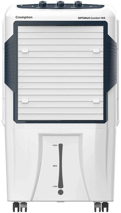 Crompton 100 L Desert Air Cooler (Black, White, ACGC- OPTIMUS100)
