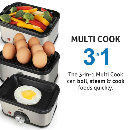 Glen 8 Egg Boiler/Steamer