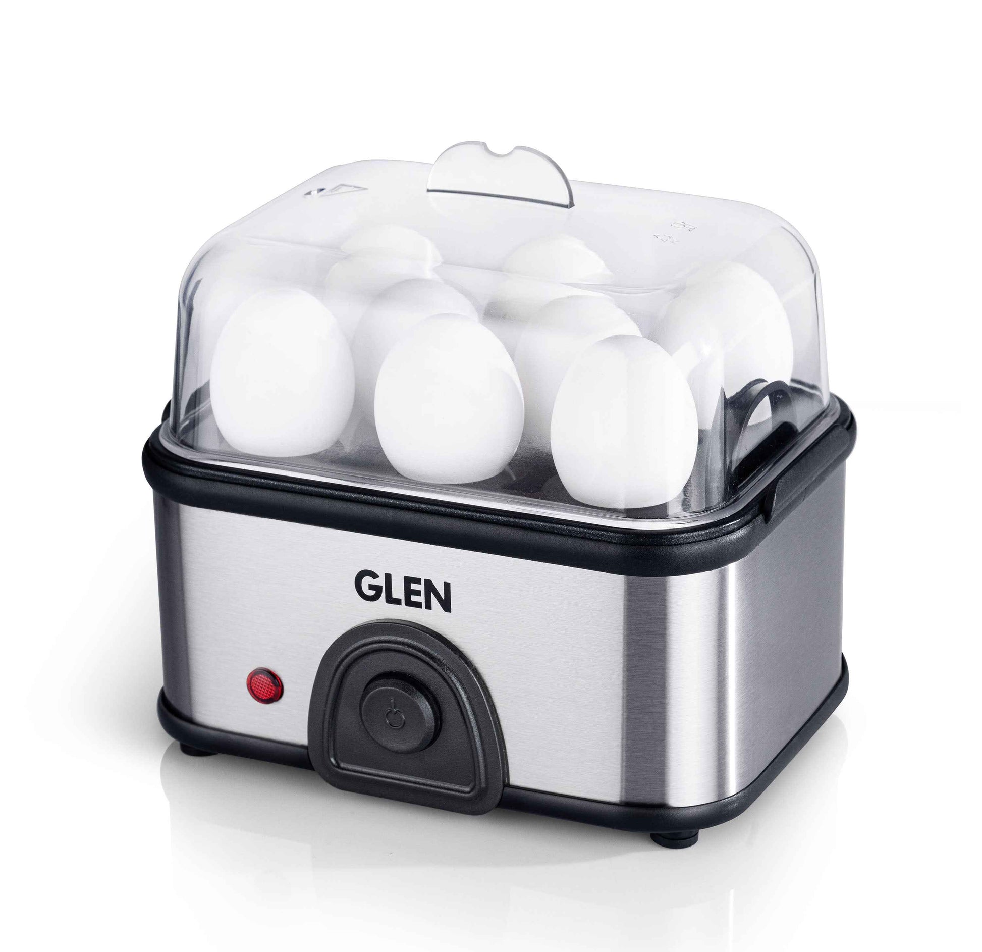 Egg Boiler Steamer Boils upto 8 Eggs Auto shut Off, Push Button Start 350W (SA3036EBS)