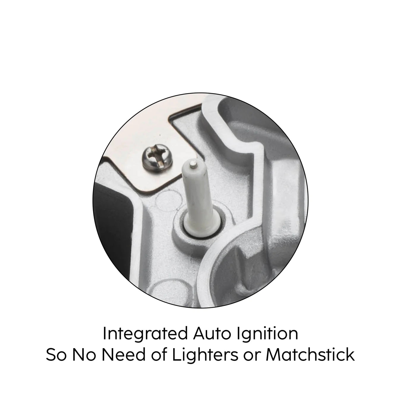 3 Burner Ultra Slim Apricot Glass Gas Stove with High Flame Forged Brass Burner - Manual / Auto Ignition (CT1035US)