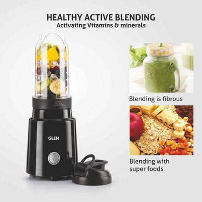 Active-Blender, 350W Grinder Blender, 2 Unbreakable Food Grade Jars with Sipper Cap (SA4048NSIP)
