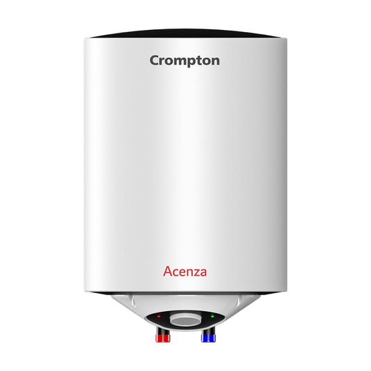 Crompton Acenza Plus 15L Storage Water Heater (Geyser), ASWH-6115 | 5 Star BEE Rated | Superior Glassline Coated Tank | 8 Bar Pressure | Copper Heating Element | Advanced 3-Level Safety | White Kitchen Etto