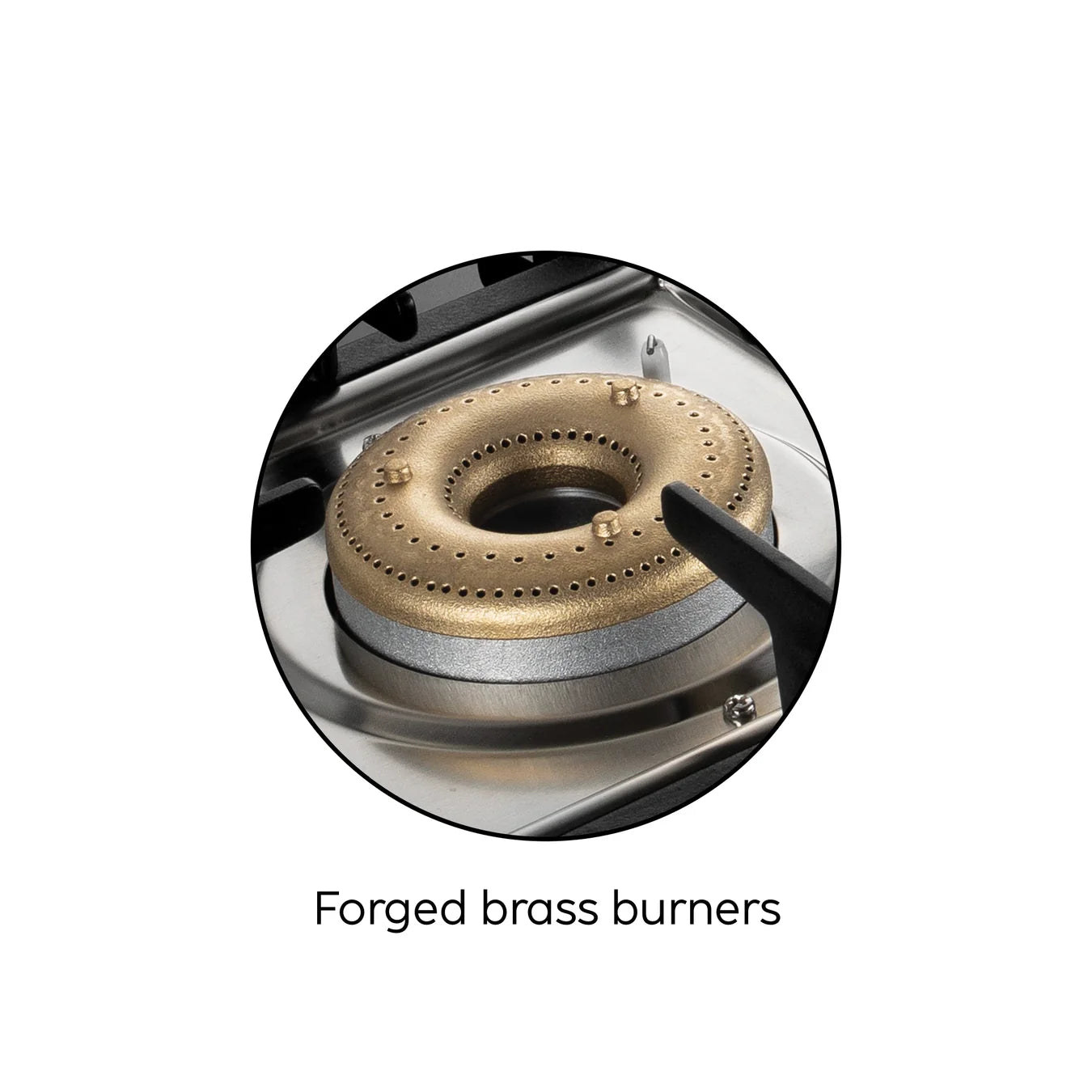 Glen 4 Burner Ultra Slim Glass Gas Stove 1 High Flame 3 Forged Brass Burner - Manual / Auto Ignition (CT1047USBL)