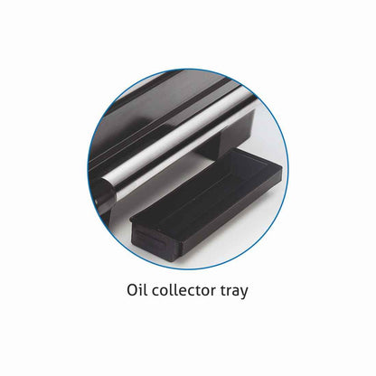 Press Grill with Non-stick Plates Oil Collector Tray 850W Power -(3029GRILL)