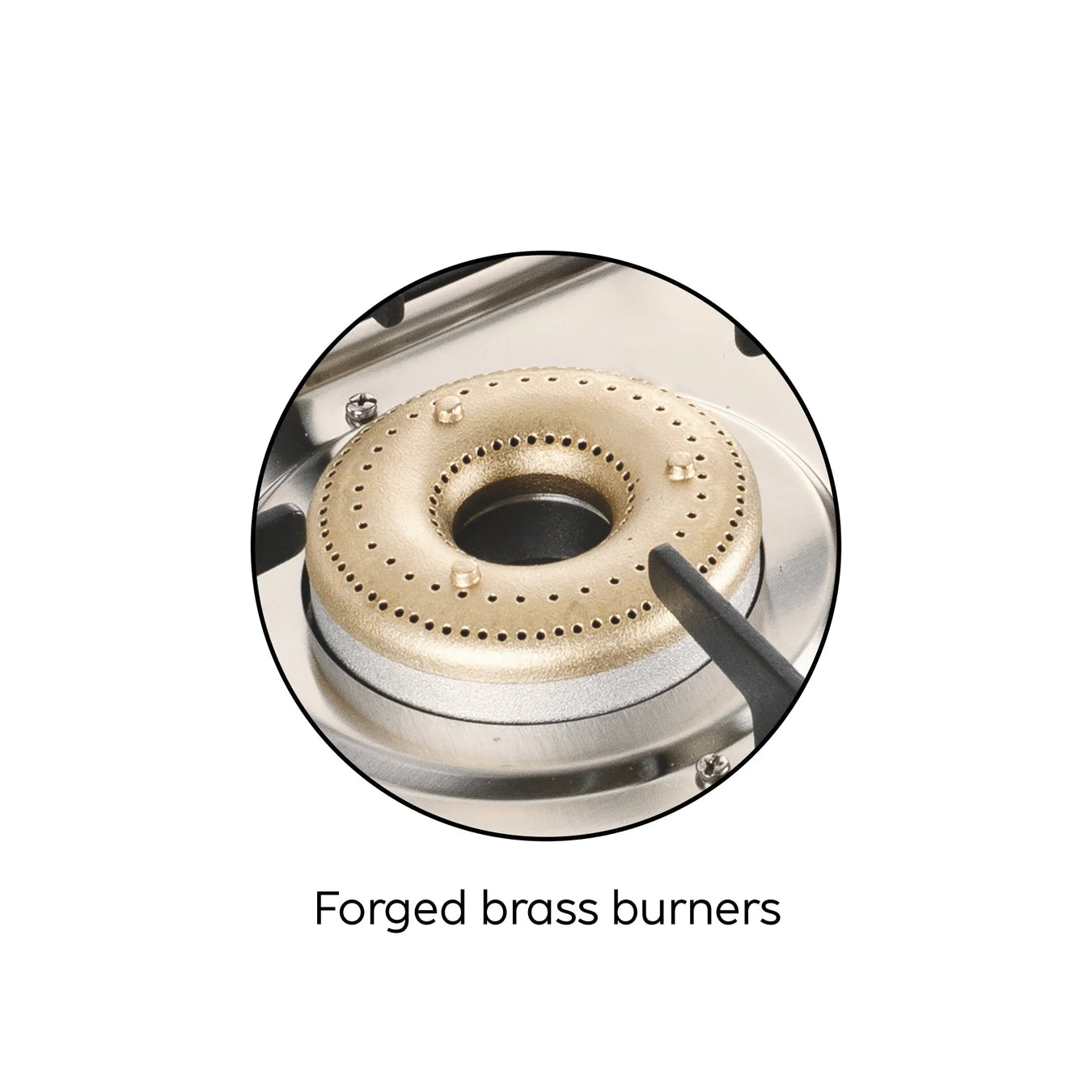 Glen 4 Burner Ultra Slim Apricot Glass Gas Stove 1 High Flame 3 Forged Brass Burner - Manual / Auto Ignition (CT1047US)