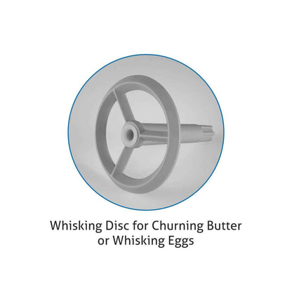Electric Vegetable Chopper, Whisking Disc Chops Nuts 0.4 Litres Bowl, 200W - Black (4041BL)