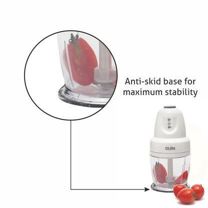Glen GL 4043 MC Mini 400ml Electric Chopper 250W, White (2 Years Warranty) Kitchen Etto
