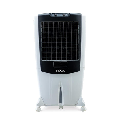 Bajaj Shield Series Mighty 95 Litre Desert Air Cooler For Home With Dura Marine Pro Pump| Dura Tuff Pro Motor| 3-Yr Warranty | Hexacool & Turbofan Technology | Ice Chamber | 3-Speed Control 【White】 Kitchen Etto