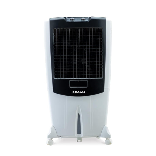 Bajaj Shield Series Mighty 95 Litre Desert Air Cooler For Home With Dura Marine Pro Pump| Dura Tuff Pro Motor| 3-Yr Warranty | Hexacool & Turbofan Technology | Ice Chamber | 3-Speed Control 【White】 Kitchen Etto