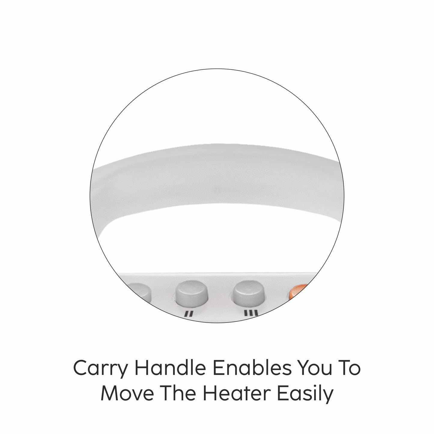 Electric Carbon Room Heater with 3 Heat Settings - HA7016CH