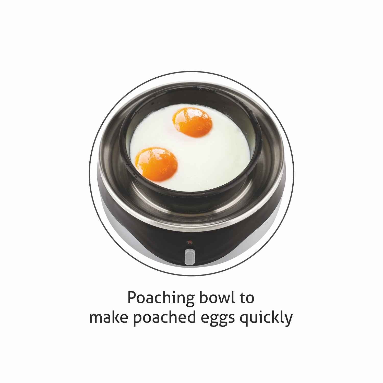 Egg Boiler Boils 7 Eggs, 1 Poaching Cup, Auto shut Off, 350W (3030EB7)