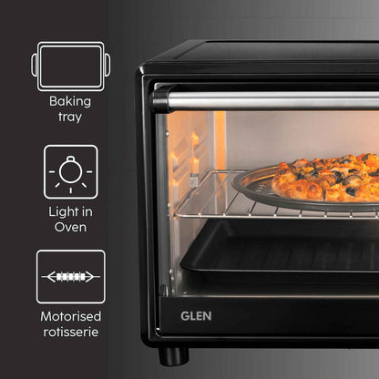 Oven Toaster Griller (OTG) -35 Litres, Motorized Rotisserie, Convection Fan, 2100W - Black (SA5035BLRC)
