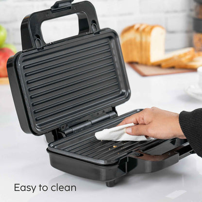 Electric Jumbo Multi Snack Maker with 3 sets of Sandwich, Grill & Waffle Non-Stick Plates, 1000W - (SA3023JMSM)