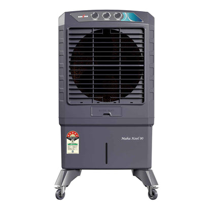 Kenstar MAHA KOOL HC 90 L Desert Air Cooler|Anti-Bacterial Honeycomb Pads|High-Speed Fan|Inverter Ready|50Ft Powerful Air Throw|1-Yr Product Warranty+5-Yr Warranty on Pump&Motor|5-Star BEE Rating|Grey