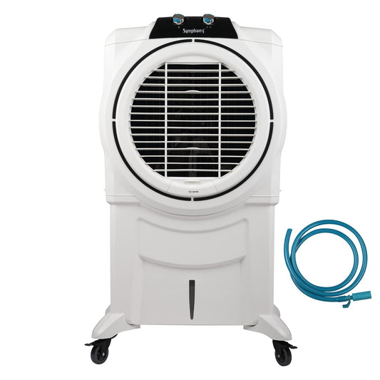 Symphony Sumo 115XL Desert Air Cooler for Home with Honeycomb Pads, Powerful +Air Fan and Cool Flow Dispenser (115L, White) Kitchen Etto