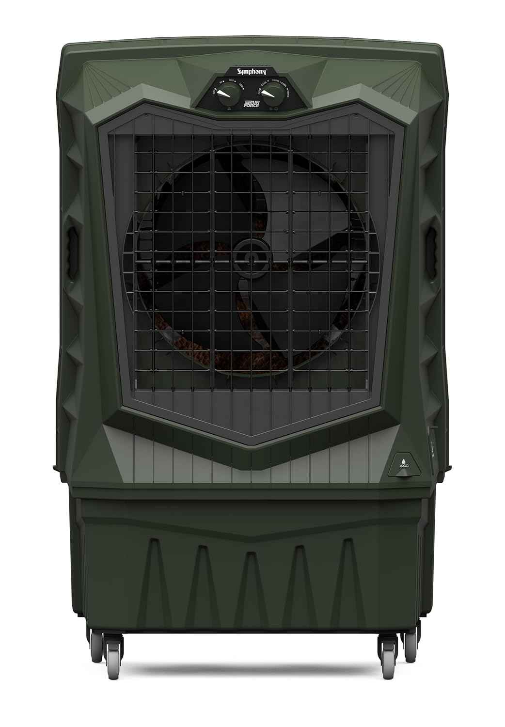 Symphony Air Force 120 Desert Air Cooler | Extra Powerful Air Throw | Robust, Weather resistant Body | Heavy Duty Air Cooler | 375W Energy-Efficient Cooling | Auto Louver | 1-Year Warranty