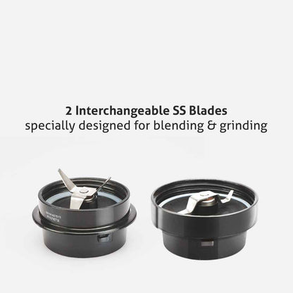 Active-Blender, 350W, 20000 RPM Mixer, Grinder, Blender, 2 Unbreakable Food Grade Jars (4048 N)