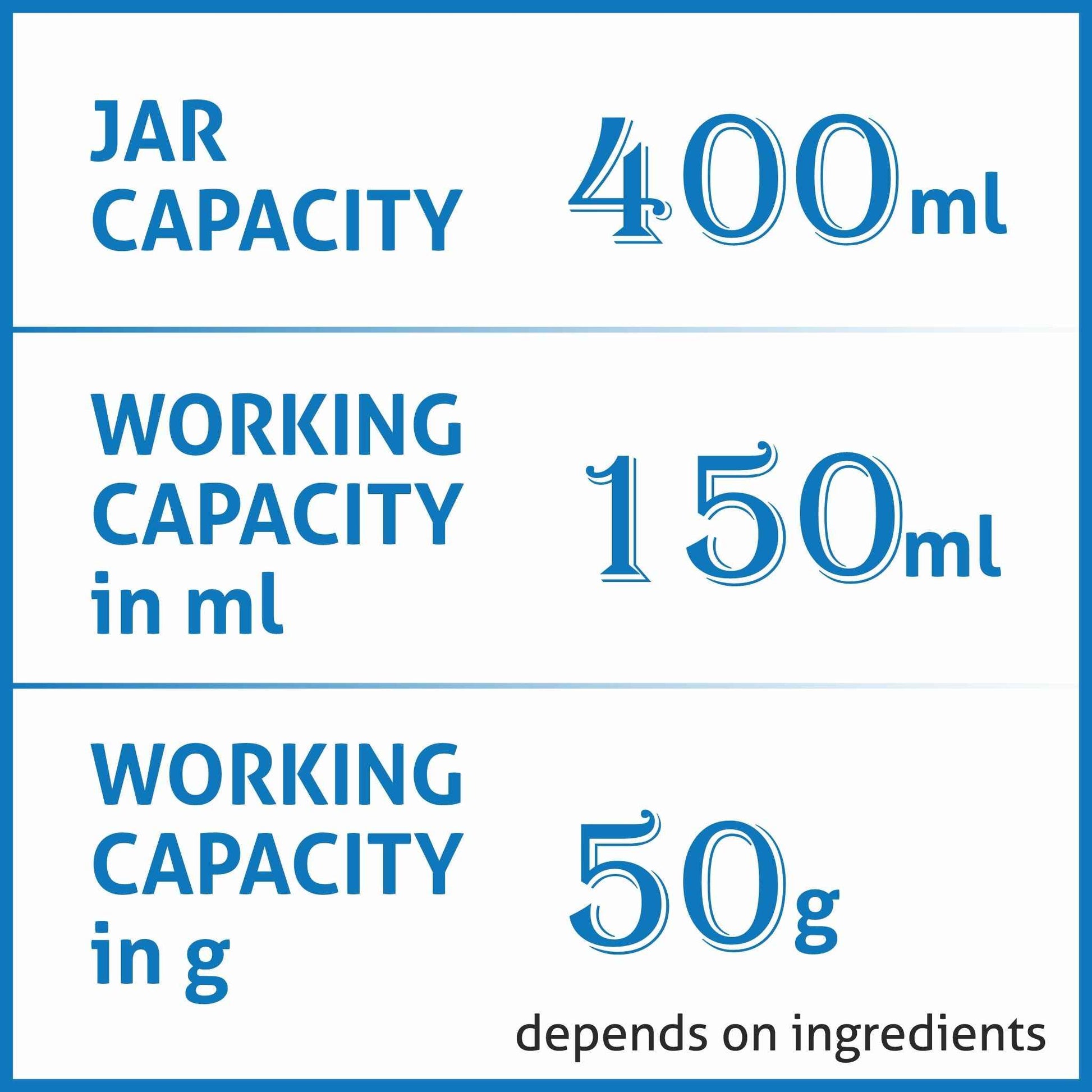 Electric Mini Grinder, 50gm SS Jar for Dry and Wet Grinding 350W - White (4045 NG)