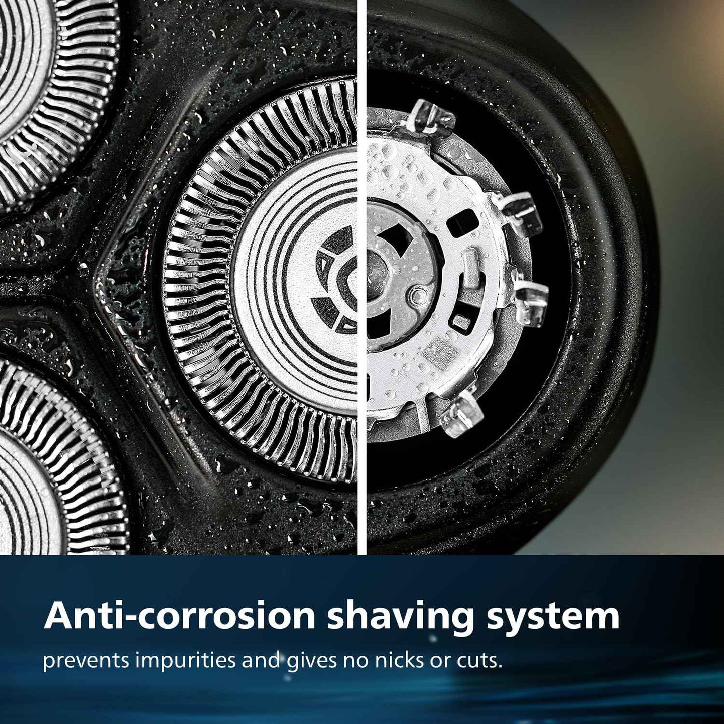 Philips Electric Shaver For Men, Skinprotect Technology, Wet And Dry Shave, 3D Floating Heads, 27 Self Sharpening Blades, Pop-Up Trimmer, Cordless, Waterproof X3063/03 (New Model), Blue