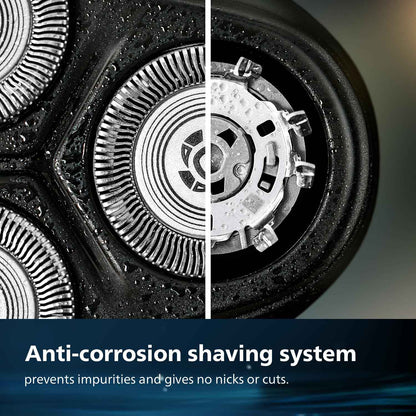 Philips Electric Shaver For Men, Skinprotect Technology, Wet And Dry Shave, 3D Floating Heads, 27 Self Sharpening Blades, Pop-Up Trimmer, Cordless, Waterproof X3063/03 (New Model), Blue