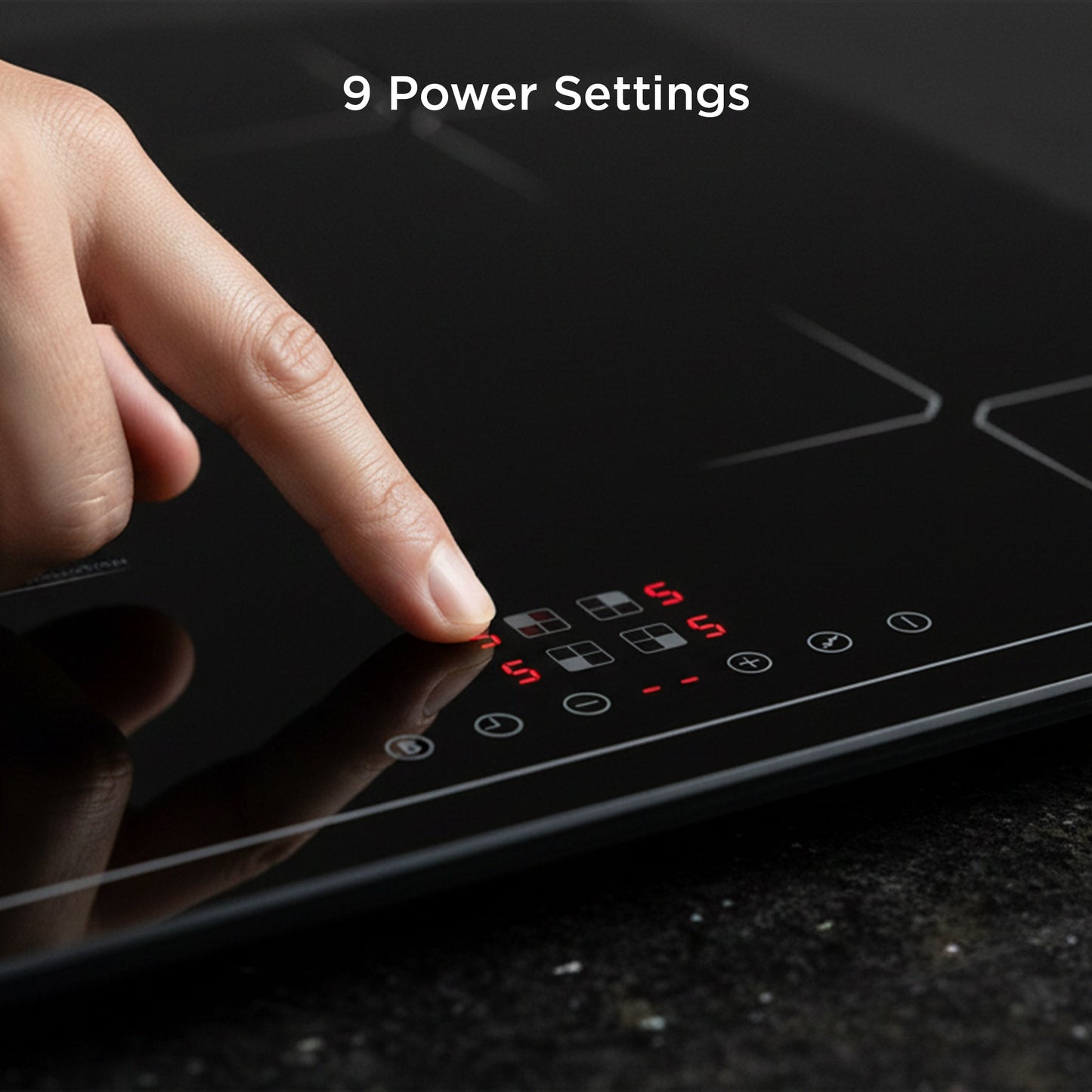 4 Zone Built in Induction Hob 9 Power Levels with Touch Control & Timer Function (BH1014IC4Z)