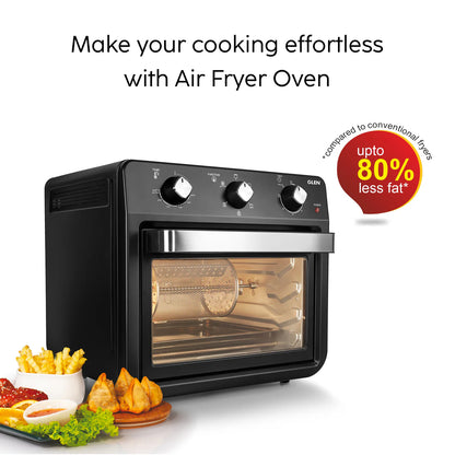 Air Fryer Oven 25 Litre Time and Temperature Control, 1800W - Black (SA3050AFO)