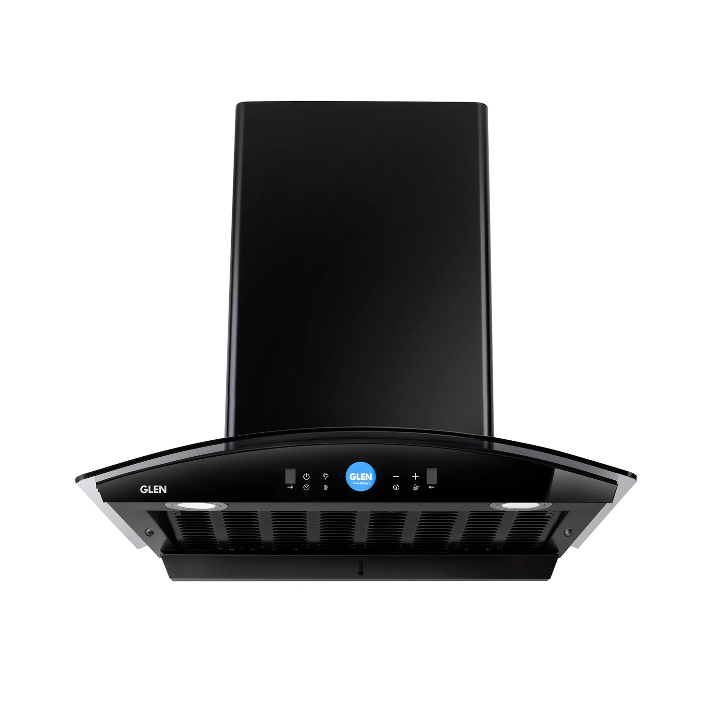Glen Auto Clean Chimney with LCD Display, Heat Sensors and BLDC Motor 1600 m³/h - 60/76/90cm (CH6061LCDDCAC)