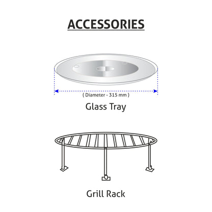Glen Built-In-Microwave Convection with Touch Control Capacity 34 Ltr (MO-679)