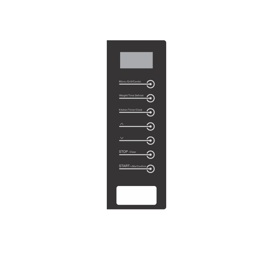 Glen Built In Microwave with Grill 25Ltr Glass Finish (MO 675)