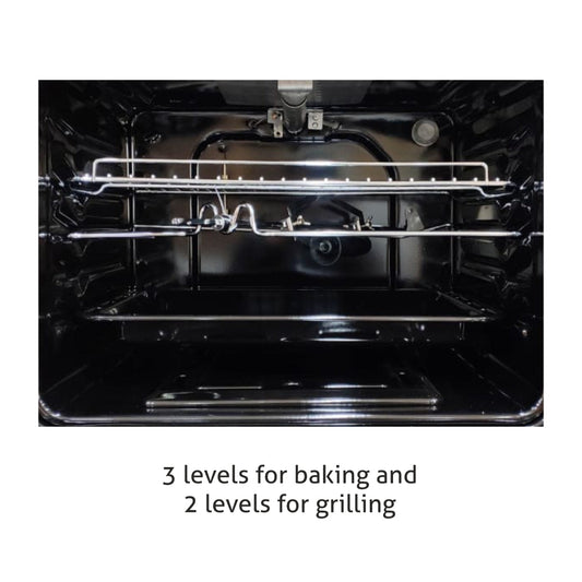 Built in Gas Oven 75L with Turbo Fan - Works on LPG (BO-664BLGAS)