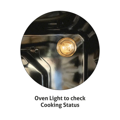Glen Built in Oven Motorised Rotisserie Turbo Fan 78Ltr with Multi-function (660 MRT BL)