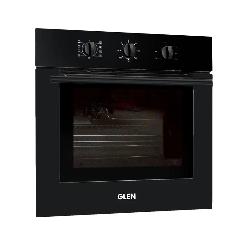 Glen Built in Oven Motorised Rotisserie Turbo Fan 78Ltr with Multi-function (660 MRT BL)