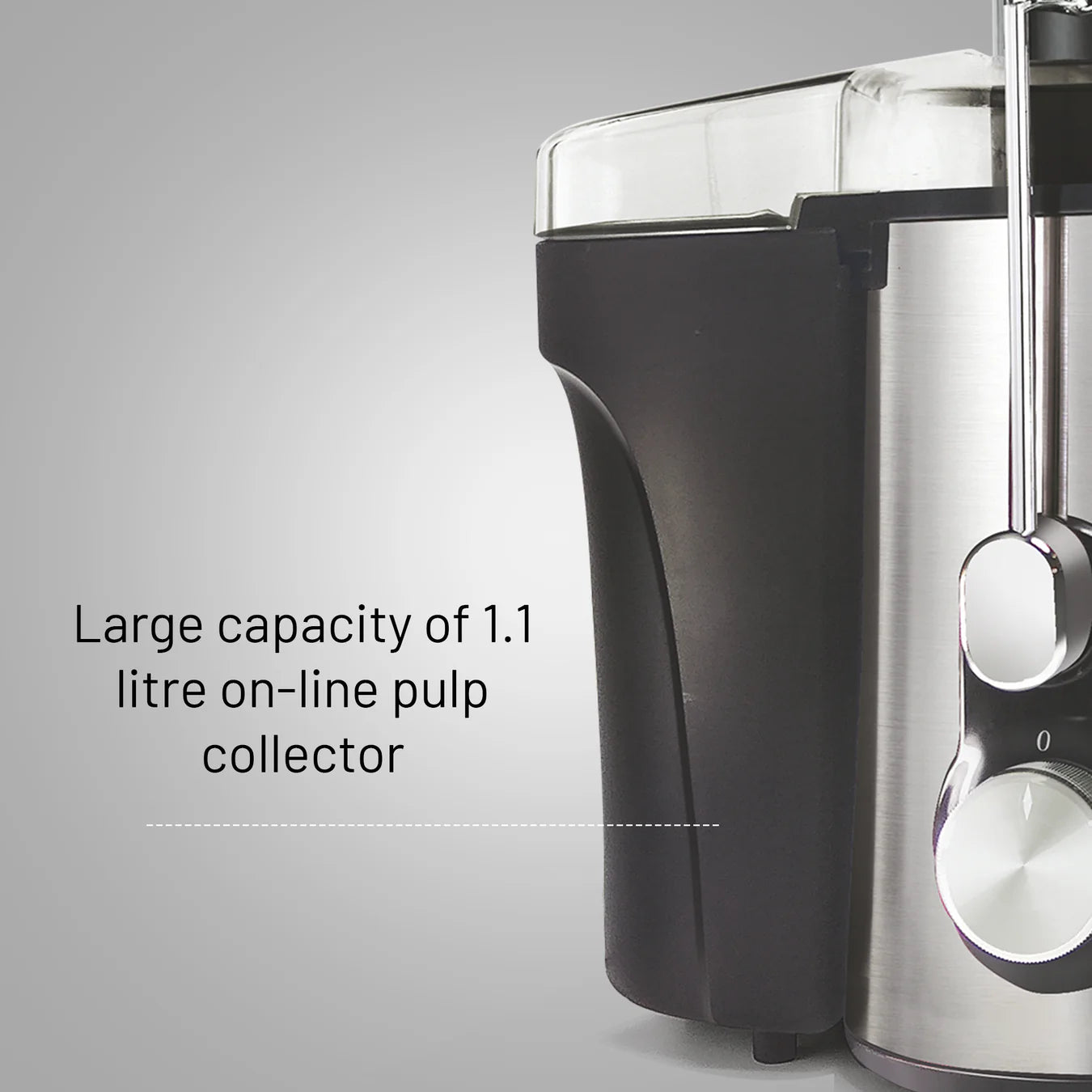 Centrifugal Juicer 600W, Full Apple Feeding Tube 600ml Juice Collector, Stainless Steel Filter (4019)