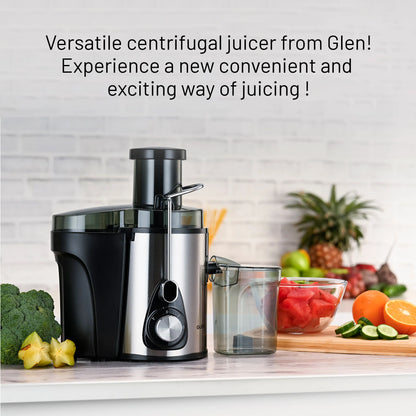 Centrifugal Juicer 600W, Full Apple Feeding Tube 600ml Juice Collector, Stainless Steel Filter (4019)