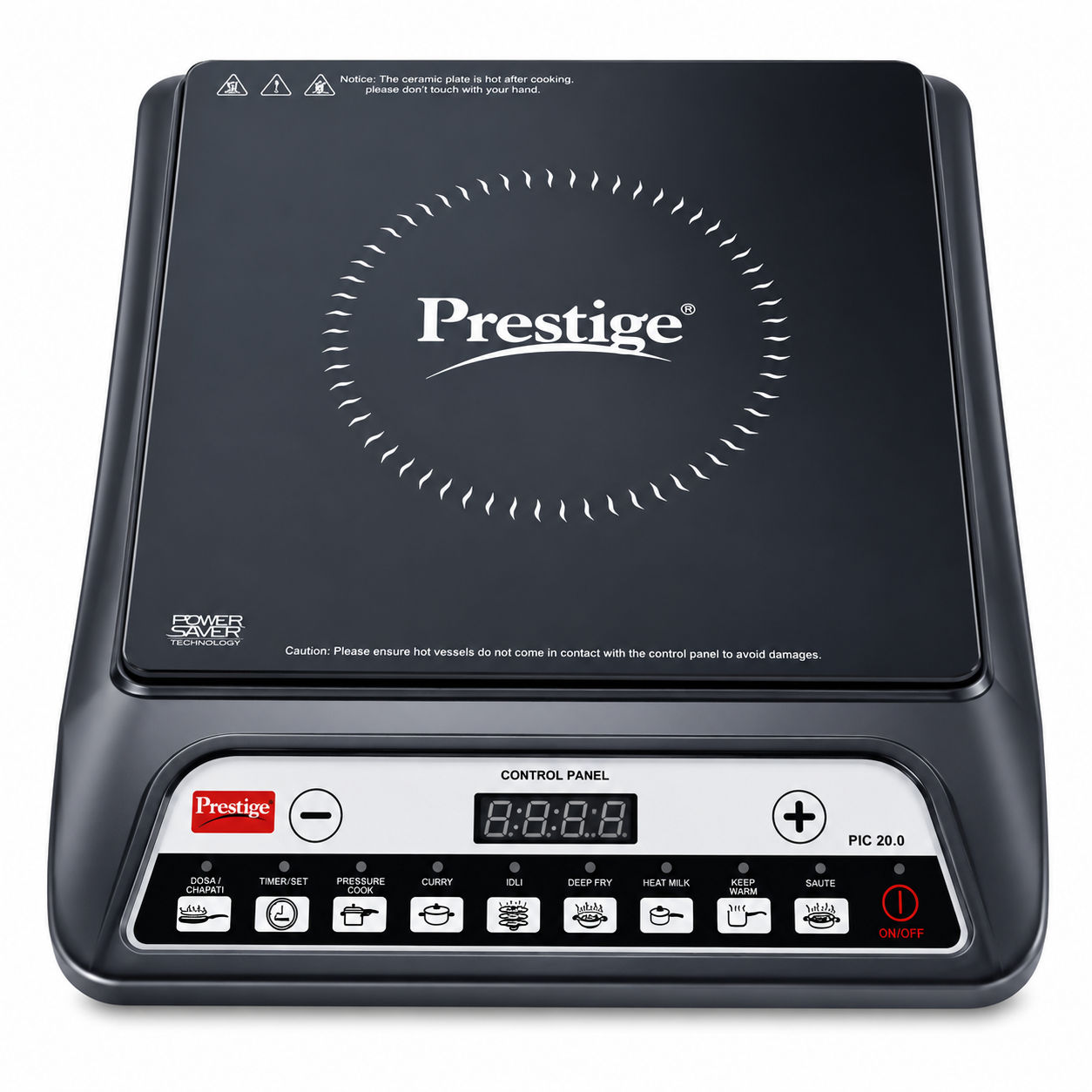 Prestige 1600 W Induction Cooktop Push Button (Black, PIC 20 NEO)