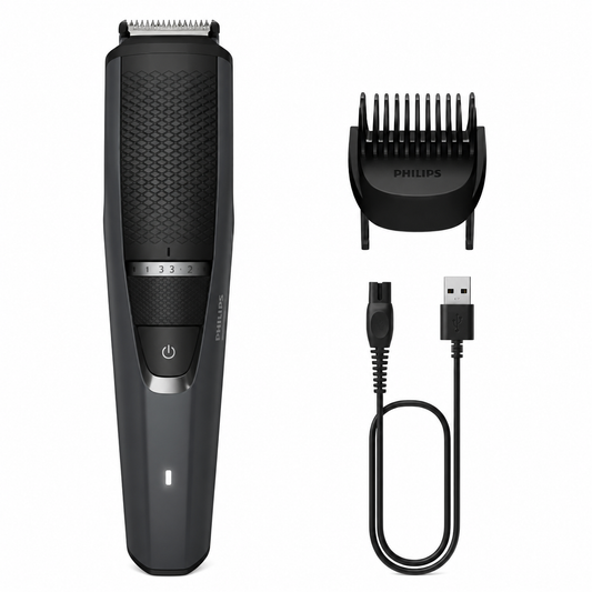 PHILIPS 3324/15 Trimmer 60 min  Runtime 10 Length Settings (Black)