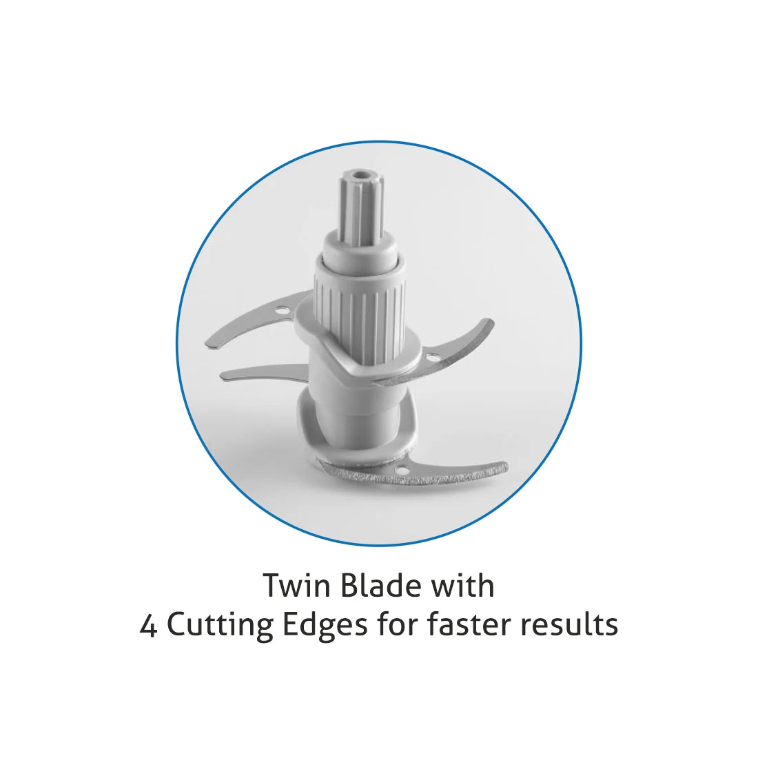 Glen Electric Vegetable Chopper, 2 Stainless Steel Blade, Whisking Disc 0.6 Litres Bowl, 250W - Black (4043 Turbo)