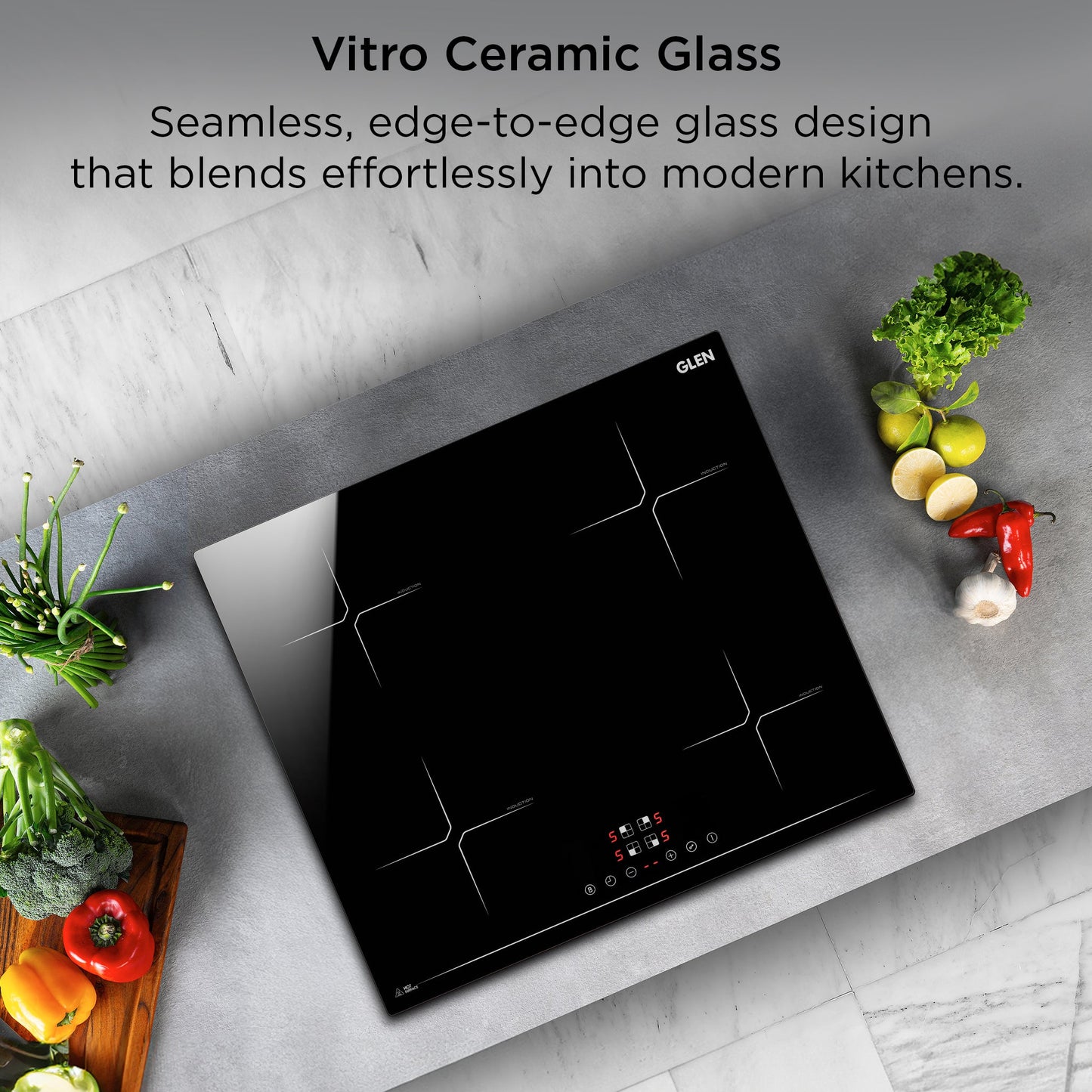 4 Zone Built in Induction Hob 9 Power Levels with Touch Control & Timer Function (BH1014IC4Z)